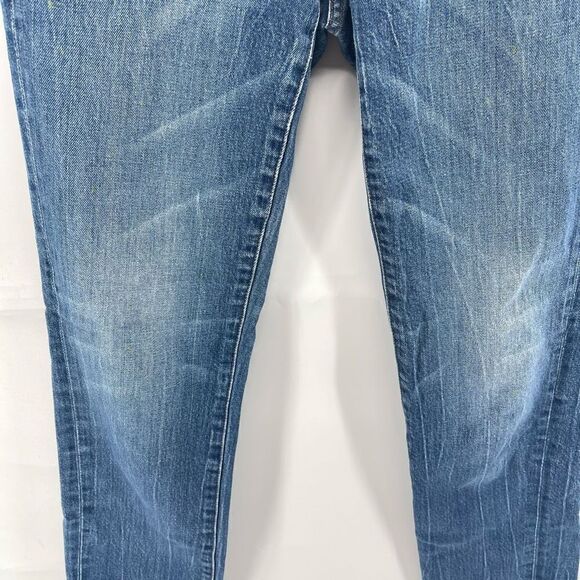 J Crew Womens Broken In Boyfriend Jeans 5 Pocket Medium Wash Denim Blue Size 26 - Picture 10 of 12
